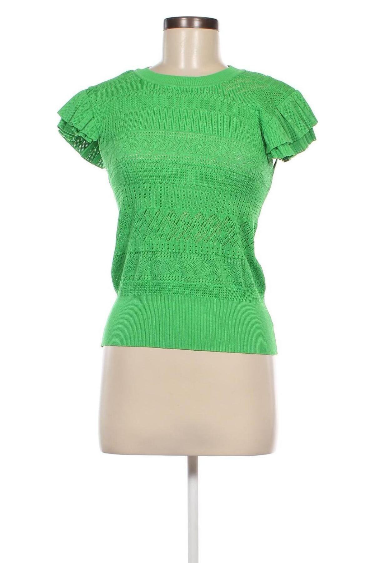 Дамски пуловер By Clara, Размер M, Цвят Зелен, Цена 29,00 лв.