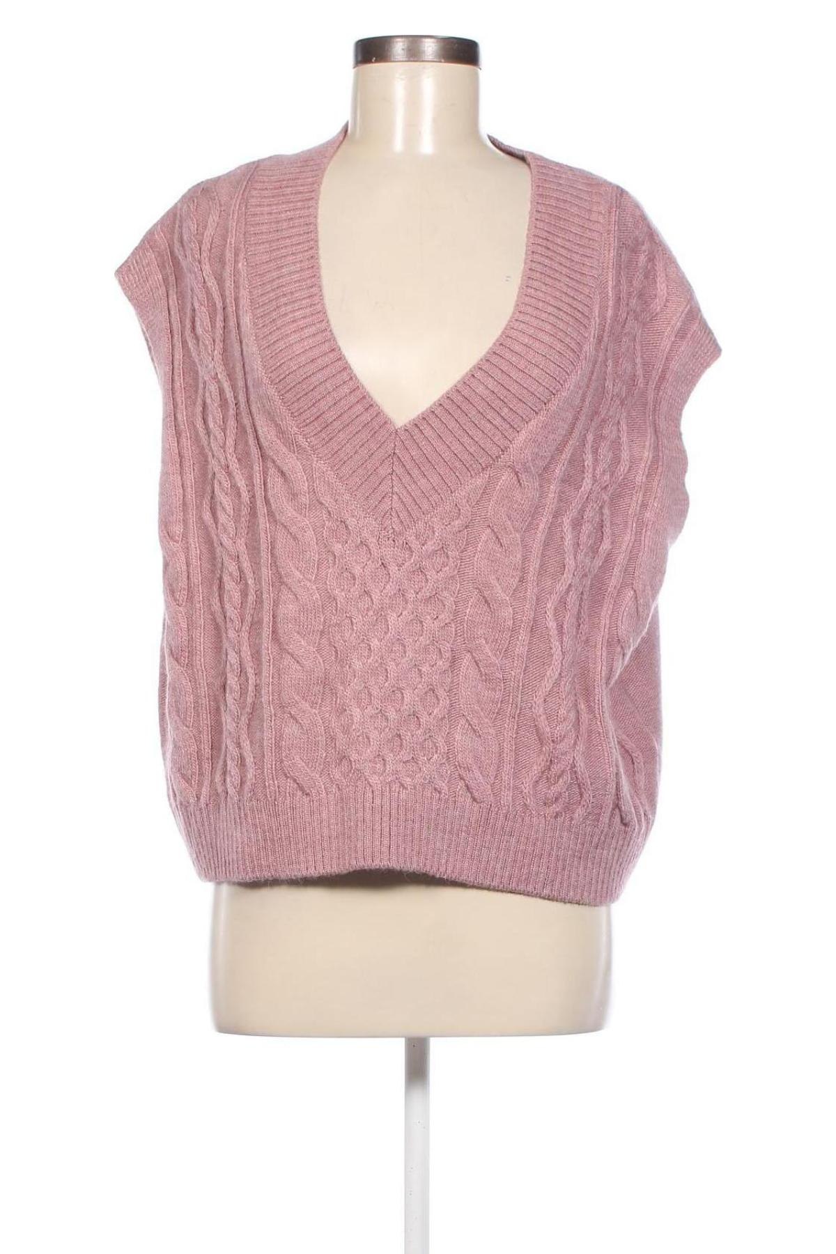 Damenpullover C&A, Größe M, Farbe Aschrosa, Preis € 3,23