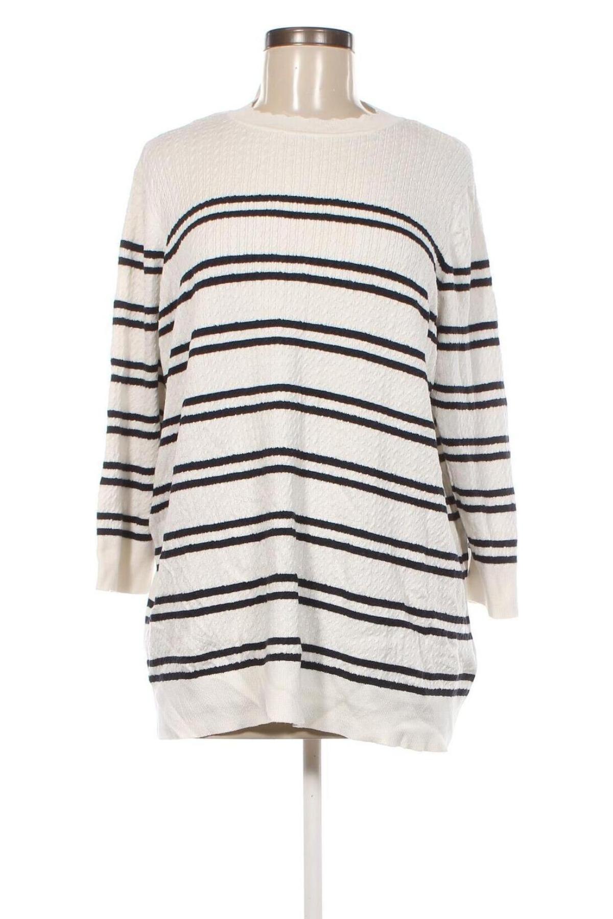 Γυναικείο πουλόβερ C&A, Μέγεθος XL, Χρώμα Λευκό, Τιμή 10,58 €