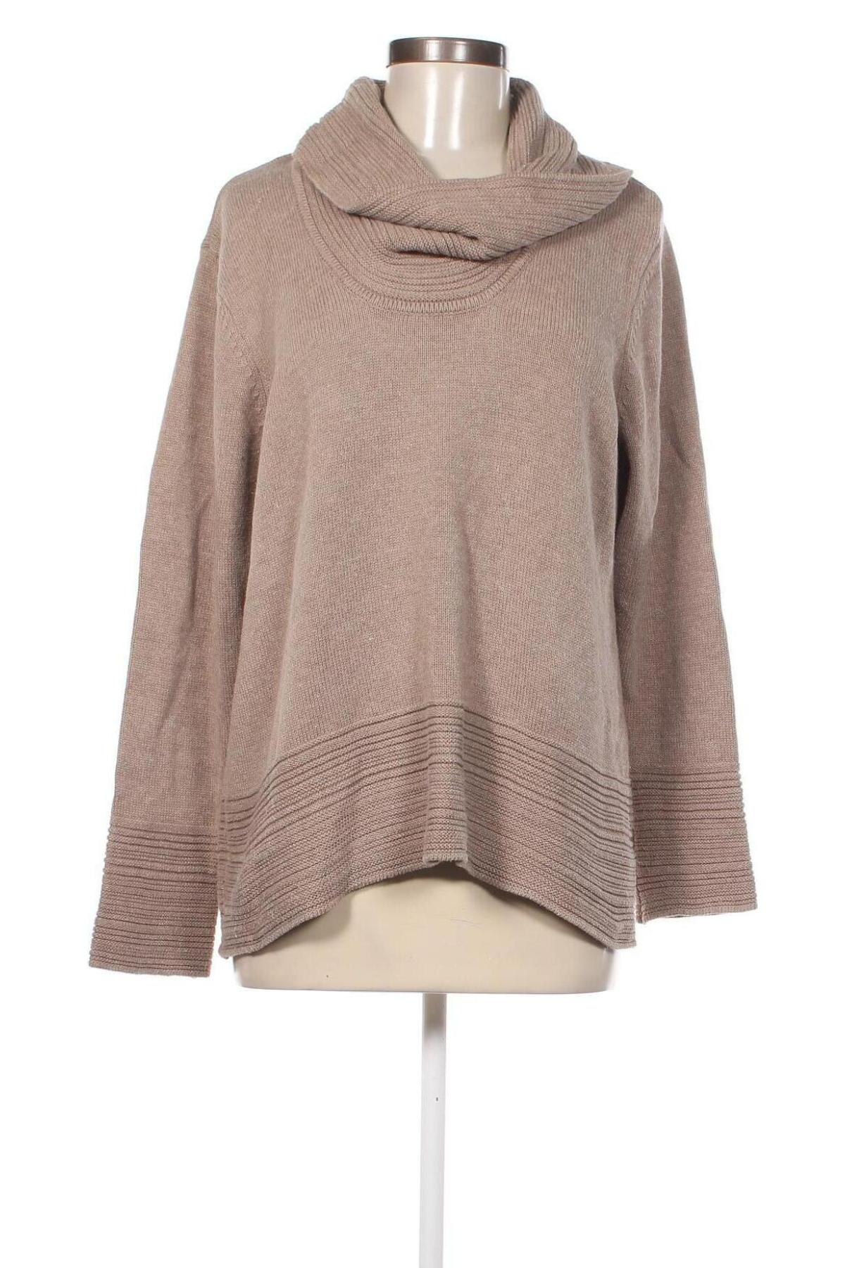 Damenpullover Calvin Klein, Größe L, Farbe Beige, Preis € 43,42