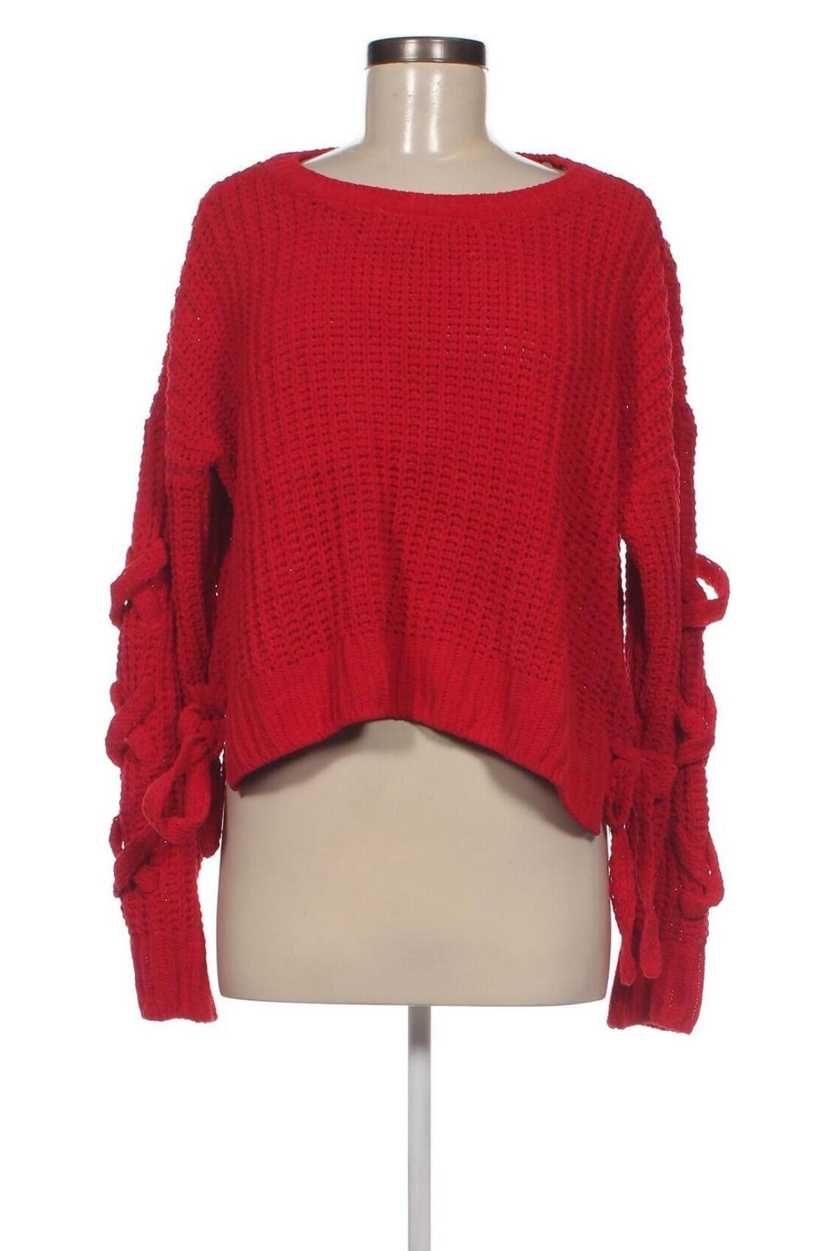 Γυναικείο πουλόβερ Candie's, Μέγεθος XL, Χρώμα Κόκκινο, Τιμή 10,58 €
