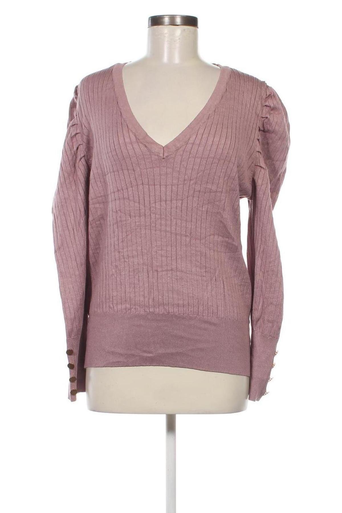 Damenpullover City Chic, Größe XS, Farbe Aschrosa, Preis 20,18 €