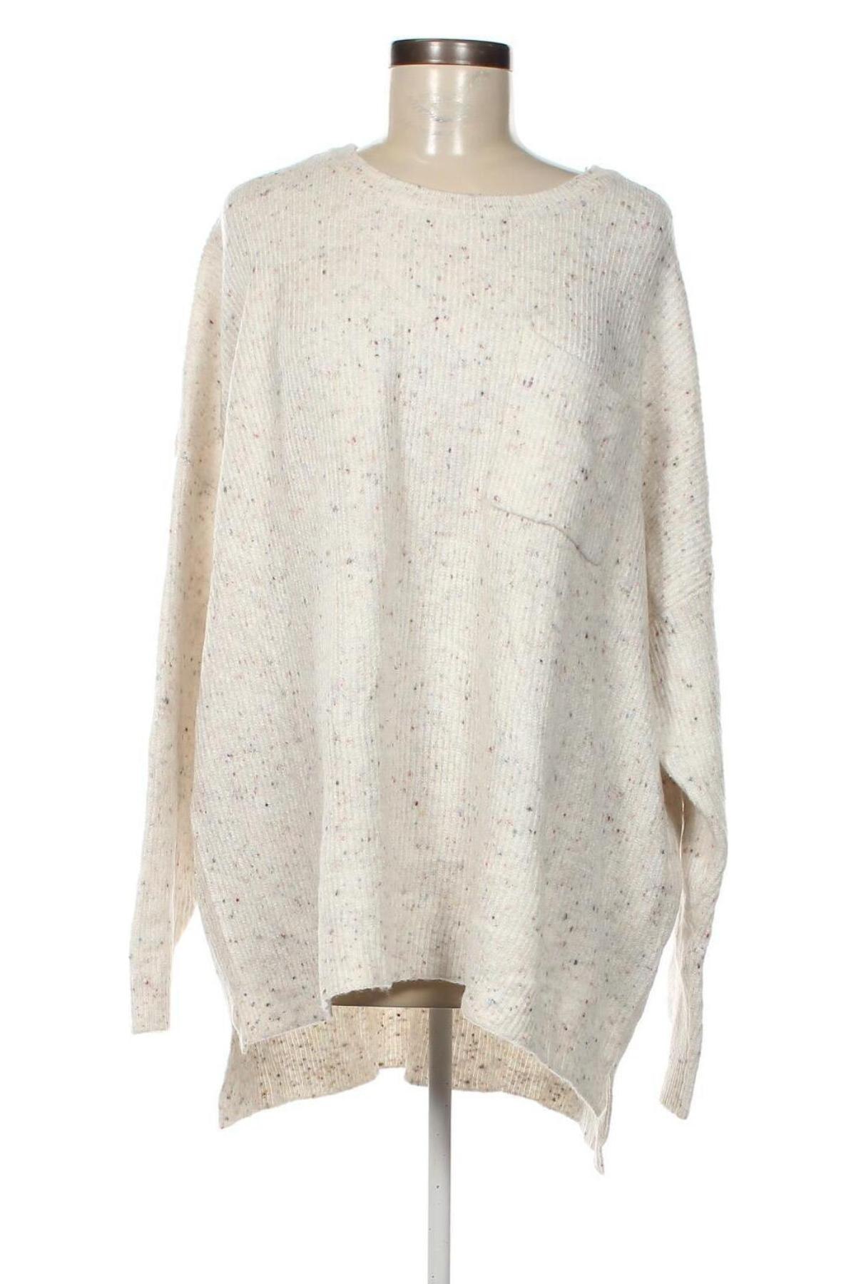 Γυναικείο πουλόβερ Cj Banks, Μέγεθος XL, Χρώμα Εκρού, Τιμή 10,58 €