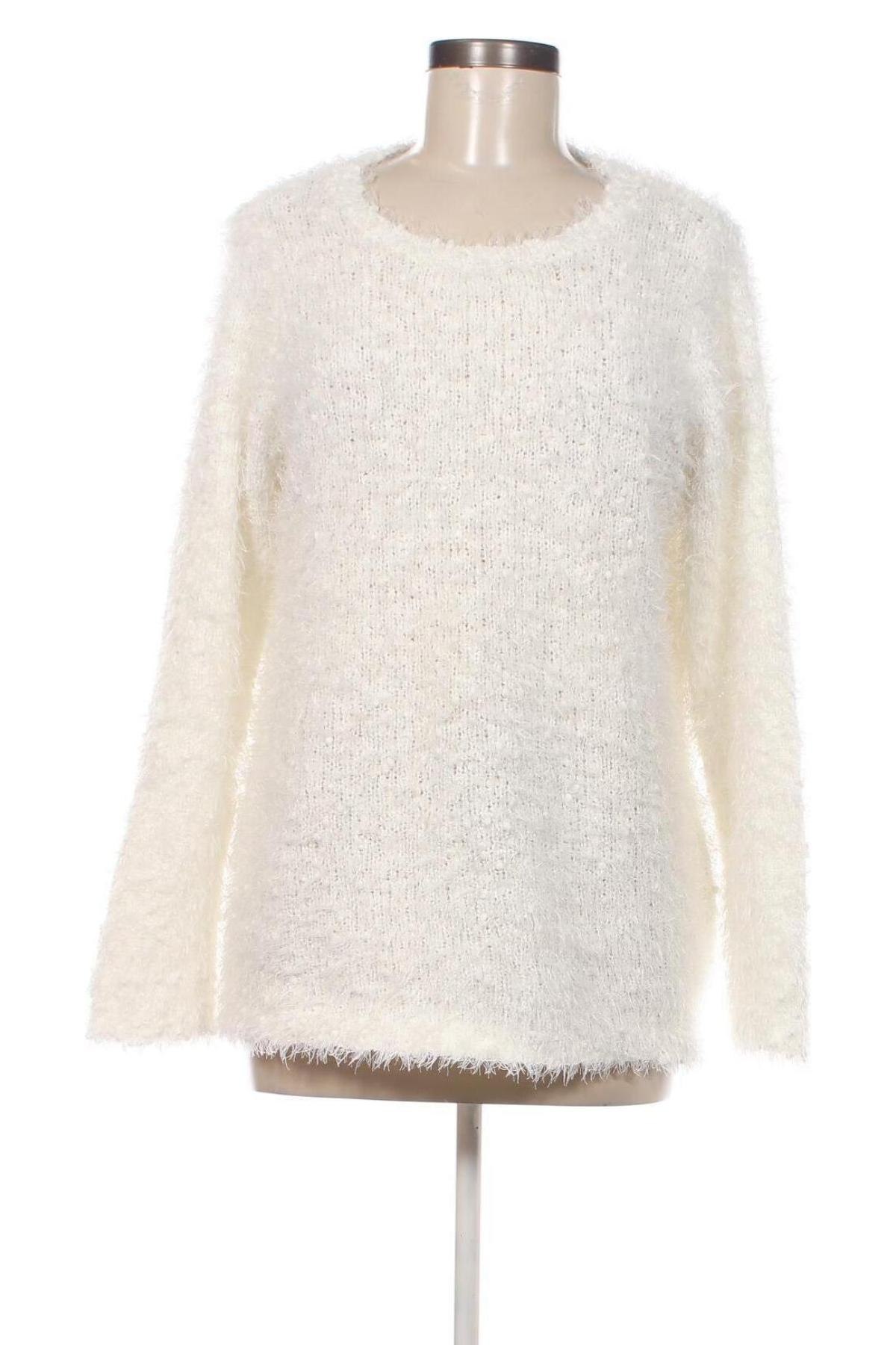 Γυναικείο πουλόβερ Colours Of The World, Μέγεθος XL, Χρώμα Λευκό, Τιμή 10,58 €
