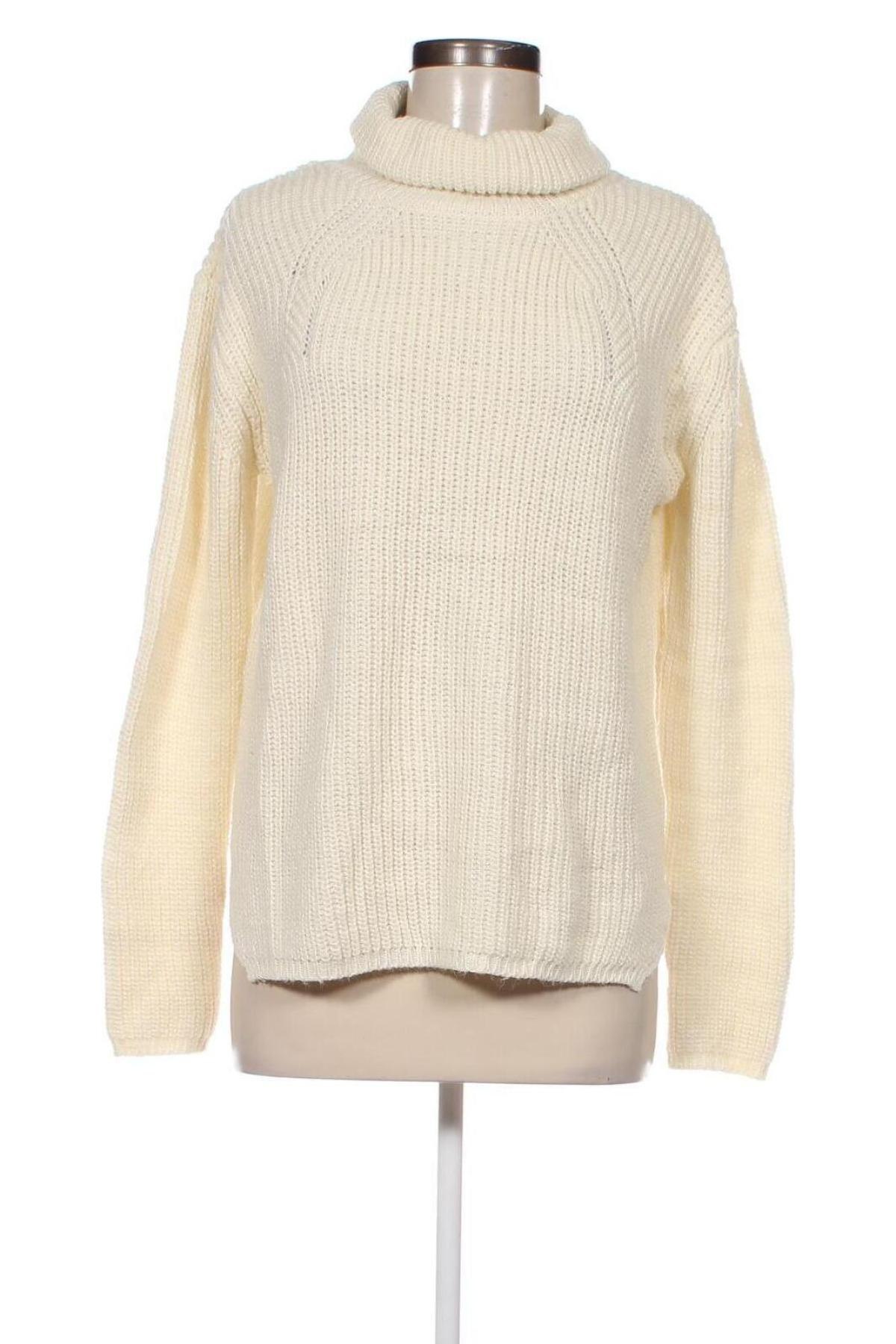 Damenpullover Cubus, Größe M, Farbe Ecru, Preis 7,99 €