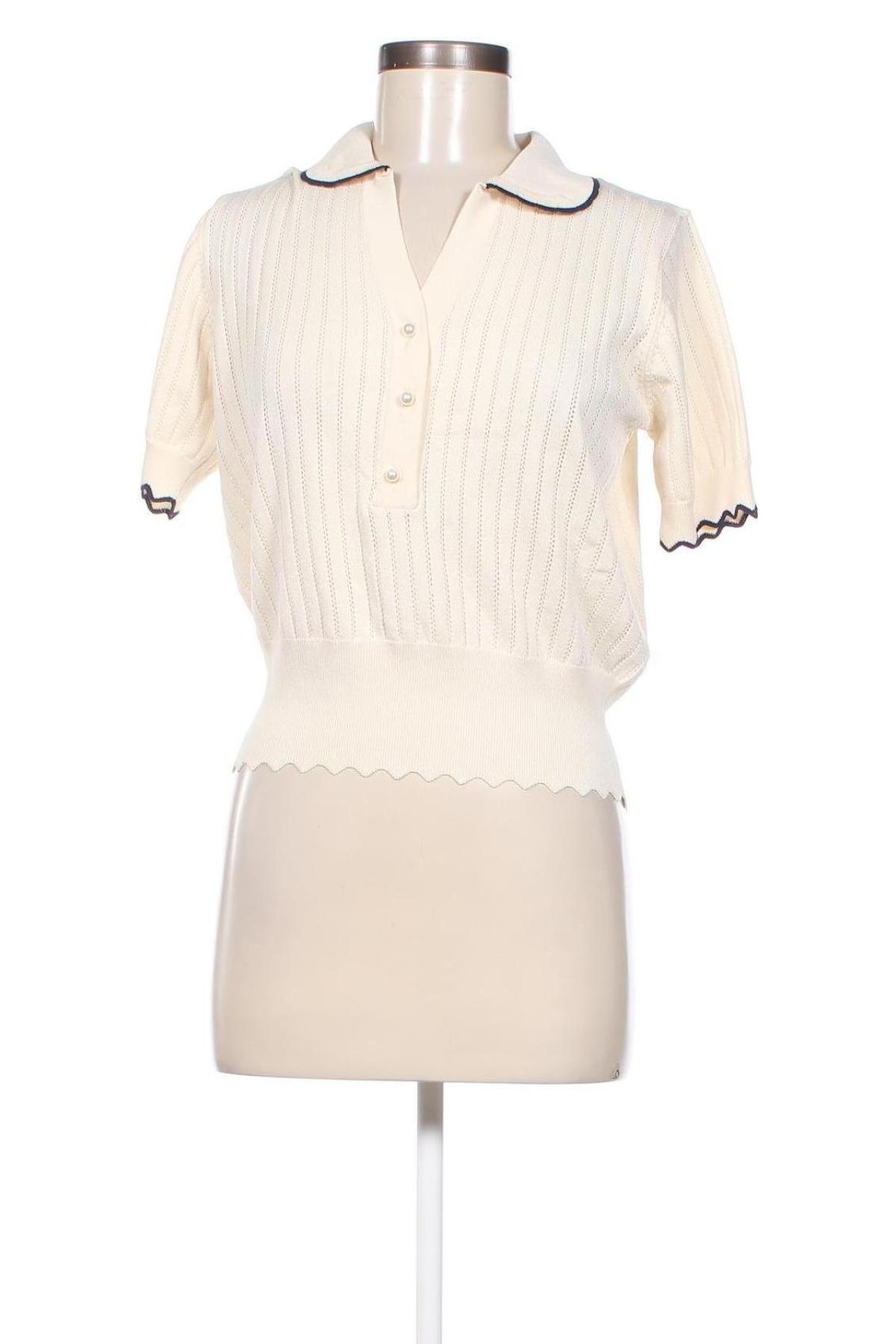 Γυναικείο πουλόβερ DAZY, Μέγεθος XL, Χρώμα Εκρού, Τιμή 7,57 €