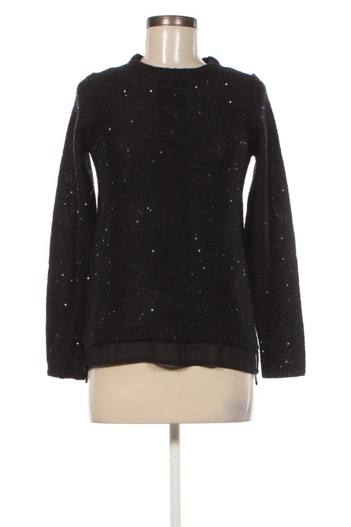 Дамски пуловер Esmara, Размер XS, Цвят Черен, Цена 13,34 лв.