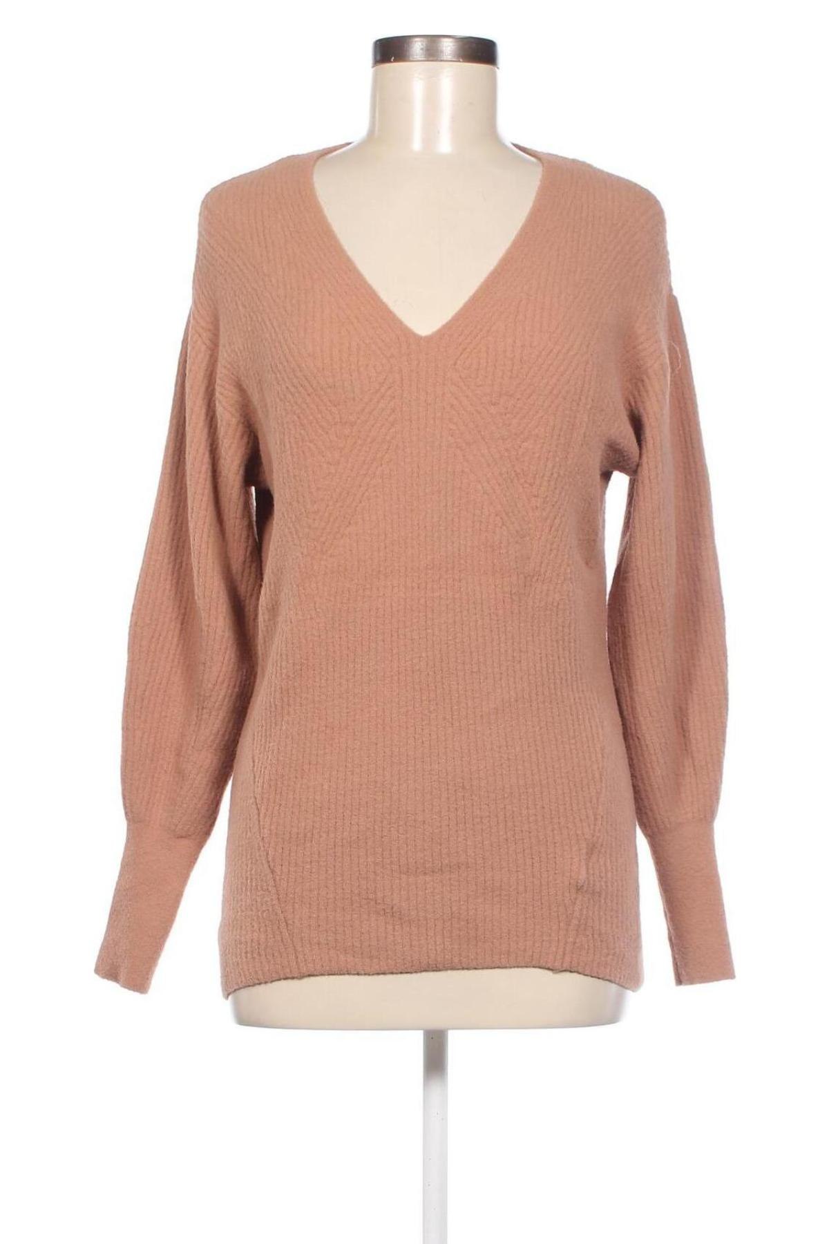 Дамски пуловер Express, Размер XS, Цвят Кафяв, Цена 17,63 лв.