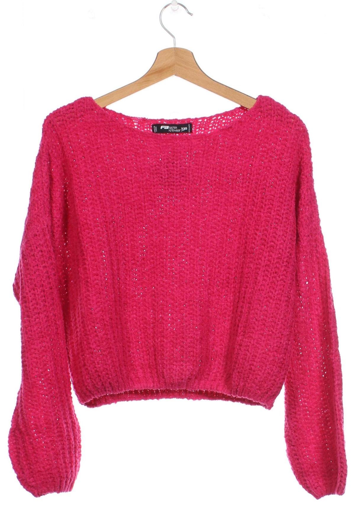 Дамски пуловер Fb Sister, Размер XXS, Цвят Червен, Цена 17,60 лв.