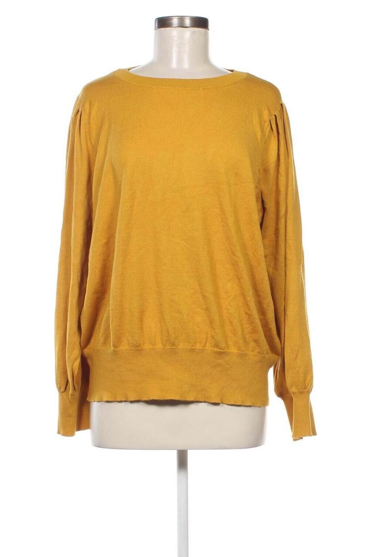 Дамски пуловер Floyd, Размер XL, Цвят Жълт, Цена 24,19 лв.