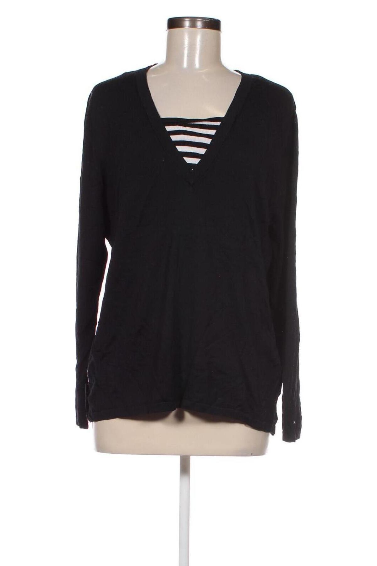 Γυναικείο πουλόβερ Gerry Weber, Μέγεθος XL, Χρώμα Μαύρο, Τιμή 24,93 €