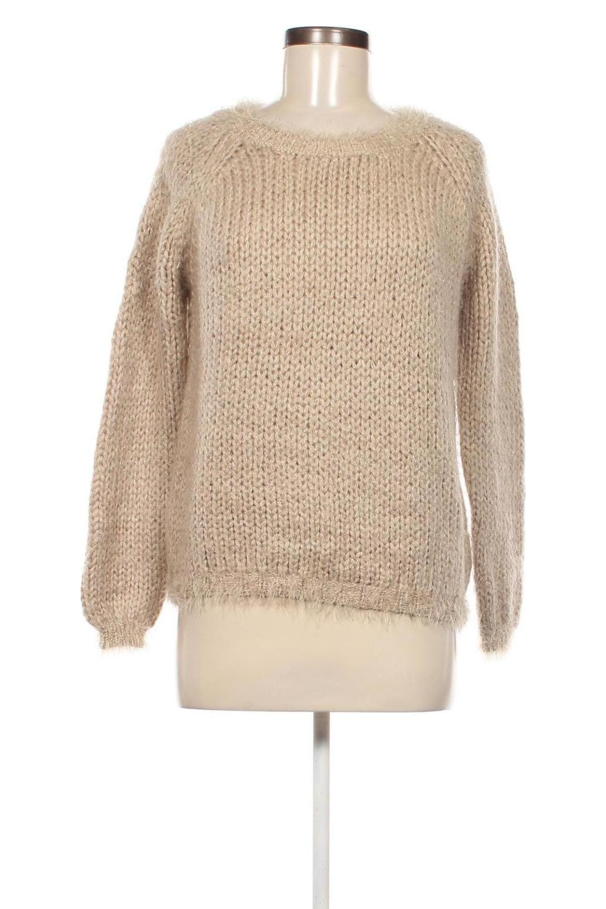 Дамски пуловер Golden Days, Размер M, Цвят Бежов, Цена 20,09 лв.