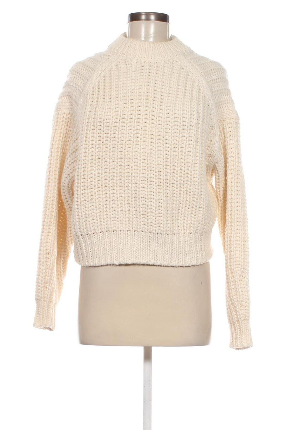 Damski sweter H&M, Rozmiar S, Kolor ecru, Cena 32,99 zł