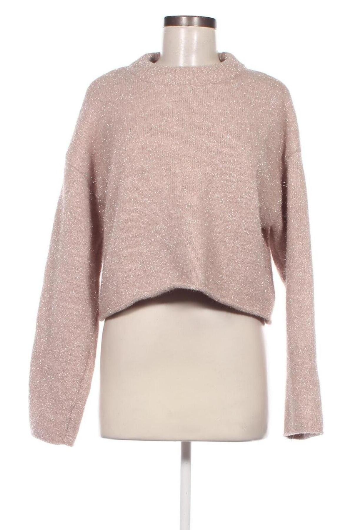 Damski sweter H&M, Rozmiar L, Kolor Beżowy, Cena 39,89 zł