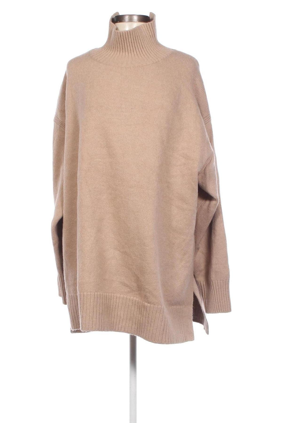 Дамски пуловер H&M, Размер XXL, Цвят Бежов, Цена 29,90 лв.