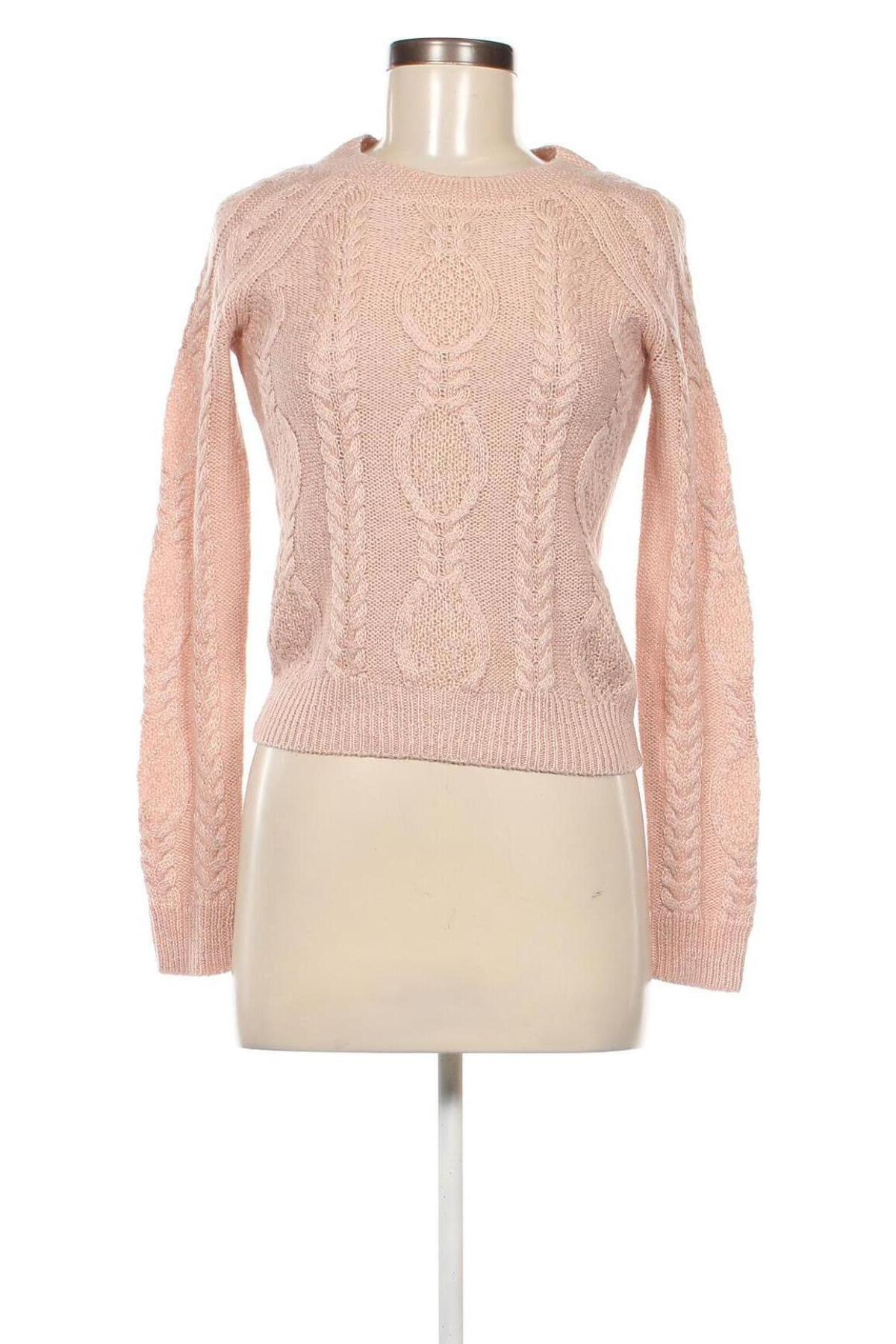 Damski sweter H&M, Rozmiar XS, Kolor Różowy, Cena 32,99 zł