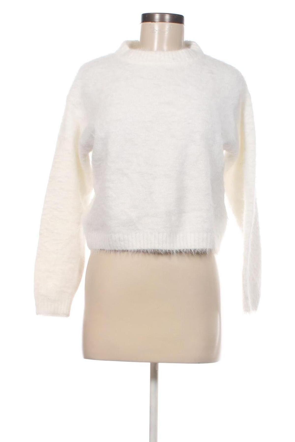 Damski sweter H&M Divided, Rozmiar XS, Kolor Biały, Cena 39,89 zł