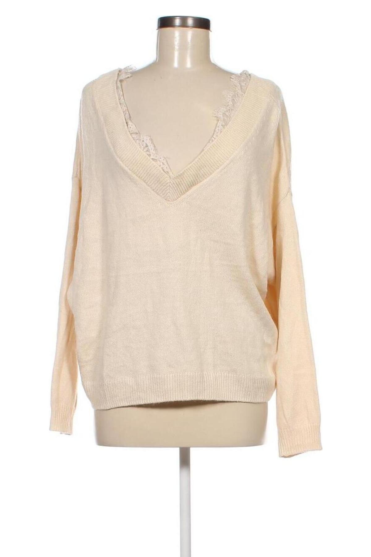 Γυναικείο πουλόβερ H&M Divided, Μέγεθος XL, Χρώμα  Μπέζ, Τιμή 10,05 €
