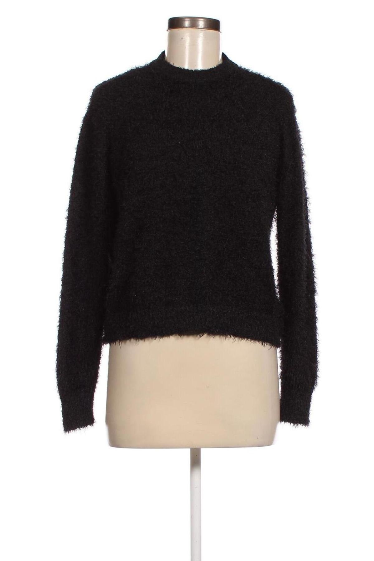 Дамски пуловер H&M Divided, Размер S, Цвят Черен, Цена 14,21 лв.