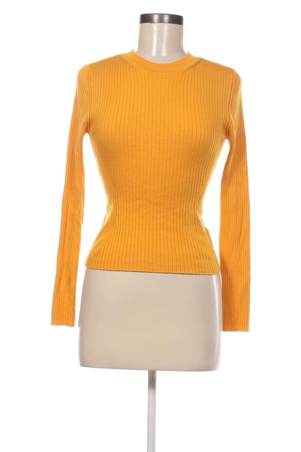 Дамски пуловер H&M Divided, Размер S, Цвят Оранжев, Цена 14,21 лв.