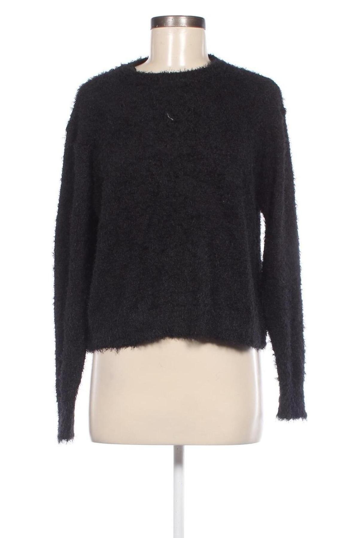 Дамски пуловер H&M Divided, Размер L, Цвят Черен, Цена 13,34 лв.