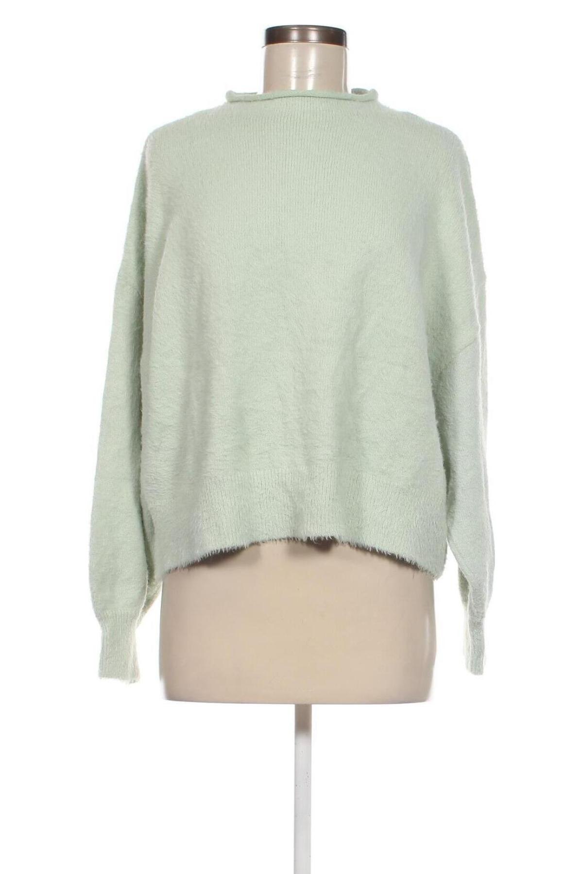 Дамски пуловер H&M Divided, Размер XL, Цвят Зелен, Цена 15,37 лв.