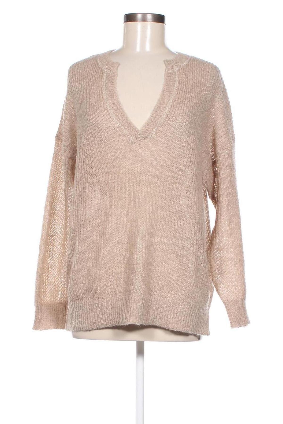 Damenpullover H&M L.O.G.G., Größe M, Farbe Beige, Preis 7,12 €