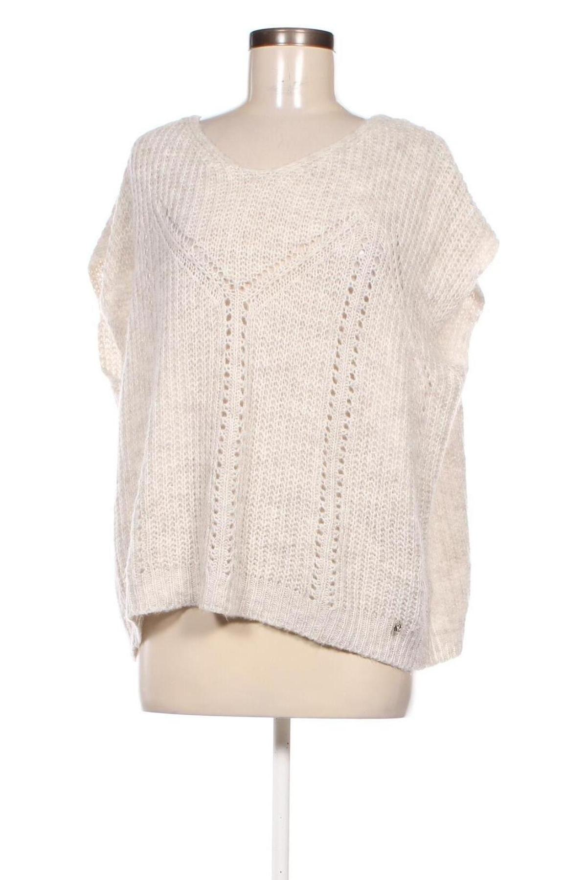 Γυναικείο πουλόβερ Heart Kiss, Μέγεθος XL, Χρώμα Εκρού, Τιμή 9,51 €