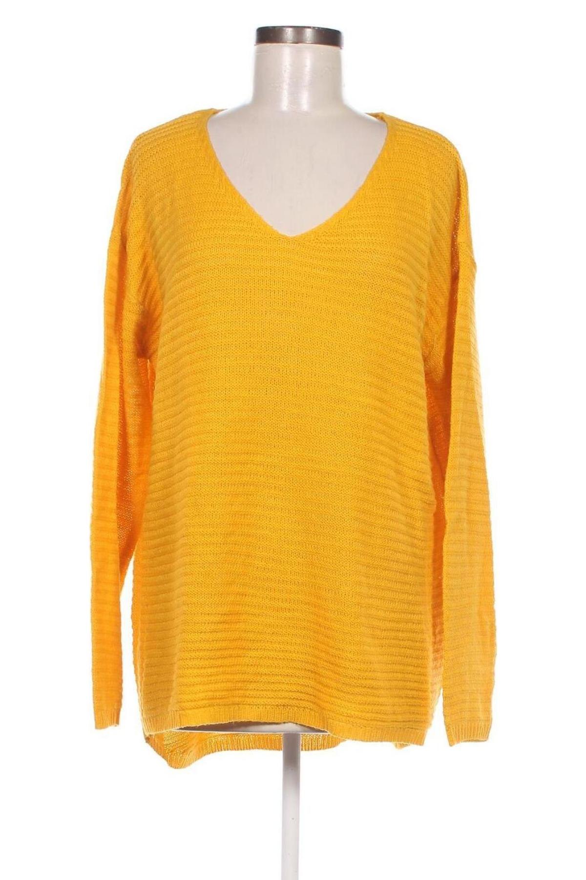 Дамски пуловер Infinity Woman, Размер XL, Цвят Жълт, Цена 16,24 лв.