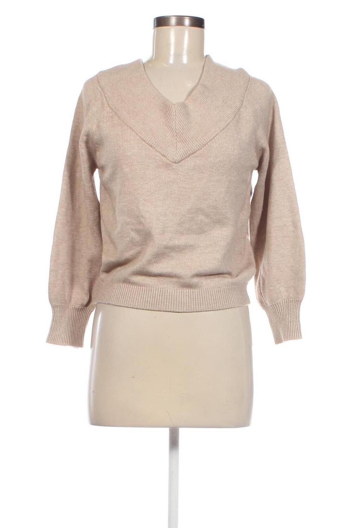 Damski sweter Jacqueline De Yong, Rozmiar XS, Kolor Beżowy, Cena 39,89 zł