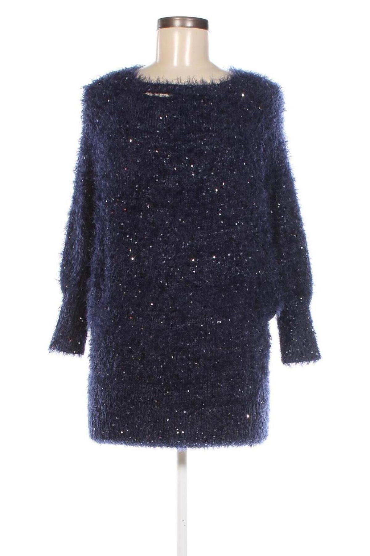 Γυναικείο πουλόβερ Jacqueline Riu, Μέγεθος S, Χρώμα Μπλέ, Τιμή 8,79 €