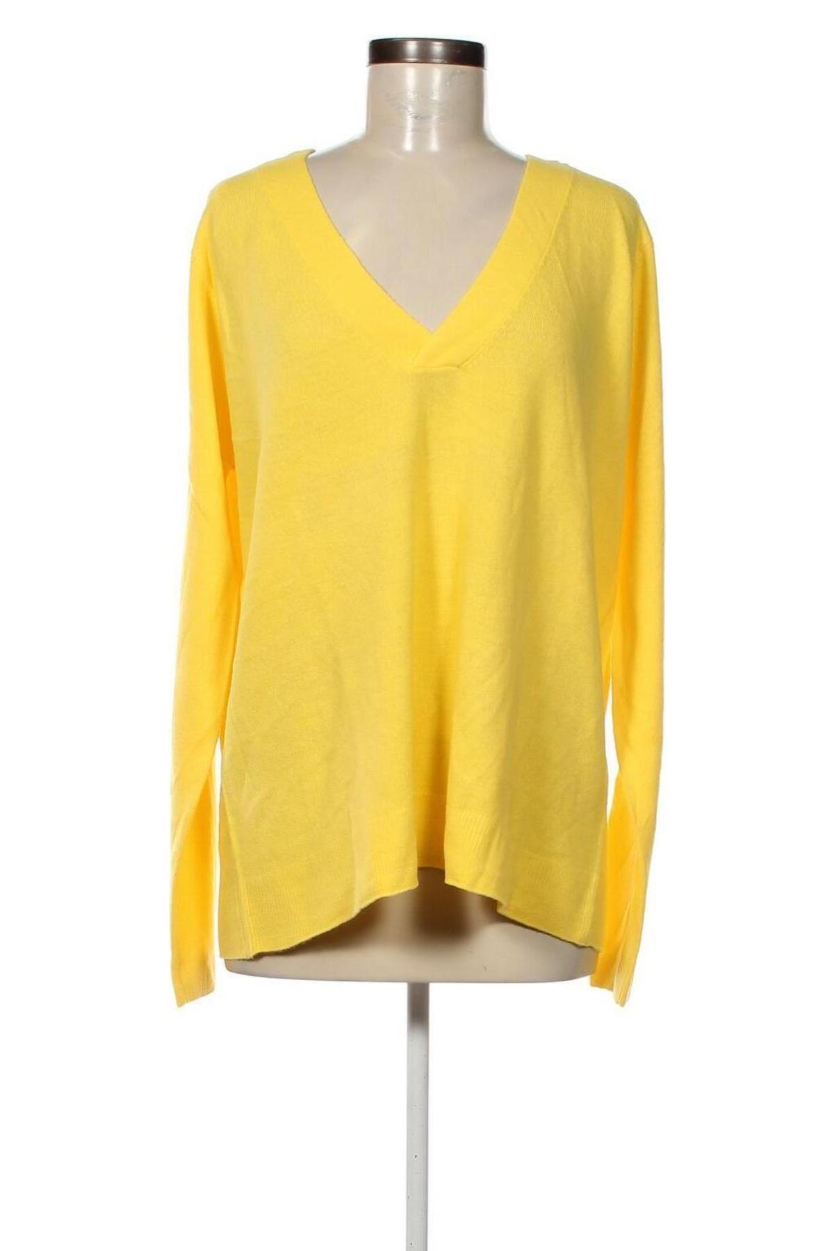 Дамски пуловер Janina, Размер XL, Цвят Жълт, Цена 17,11 лв.