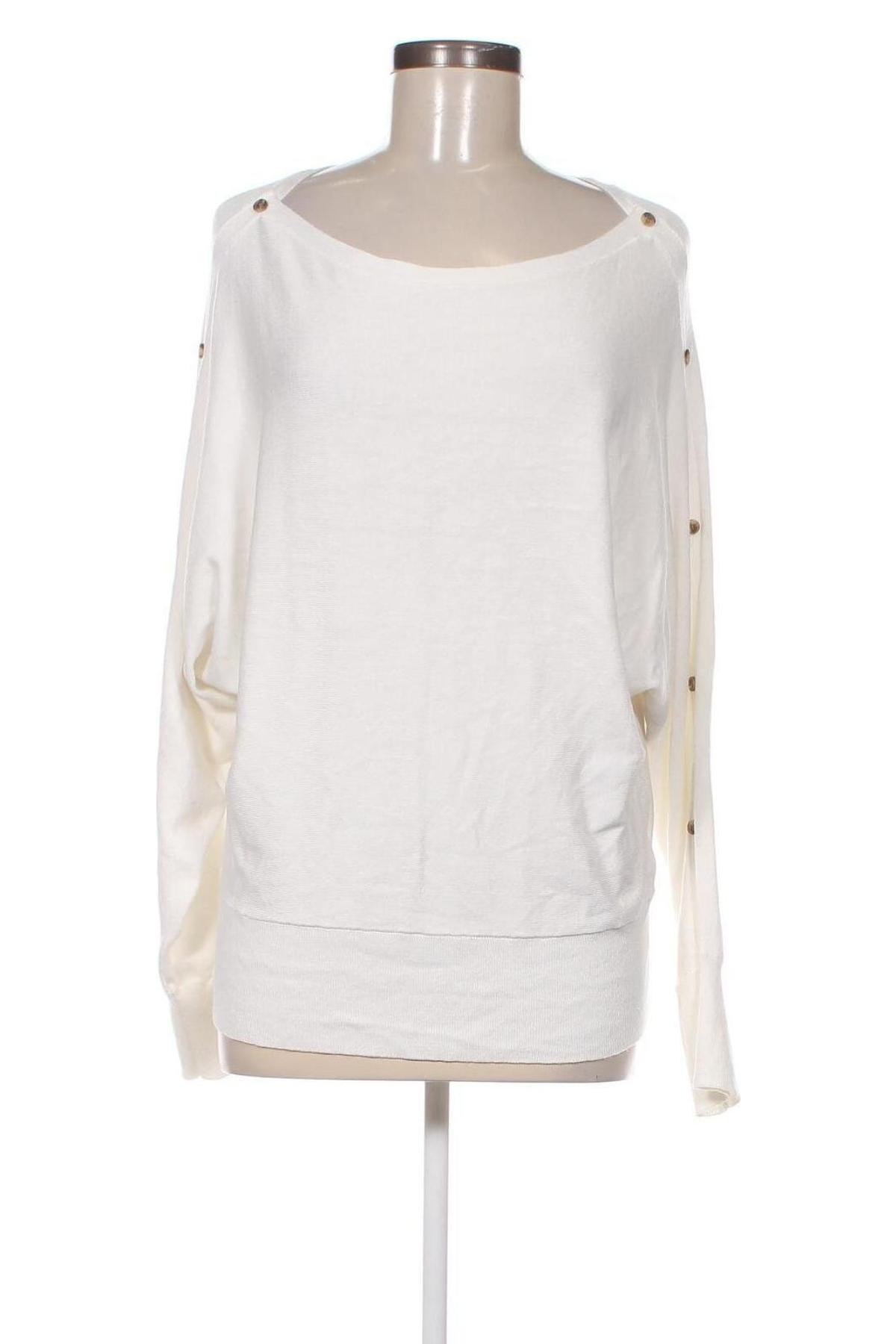 Γυναικείο πουλόβερ Jean Pascale, Μέγεθος L, Χρώμα Λευκό, Τιμή 8,25 €