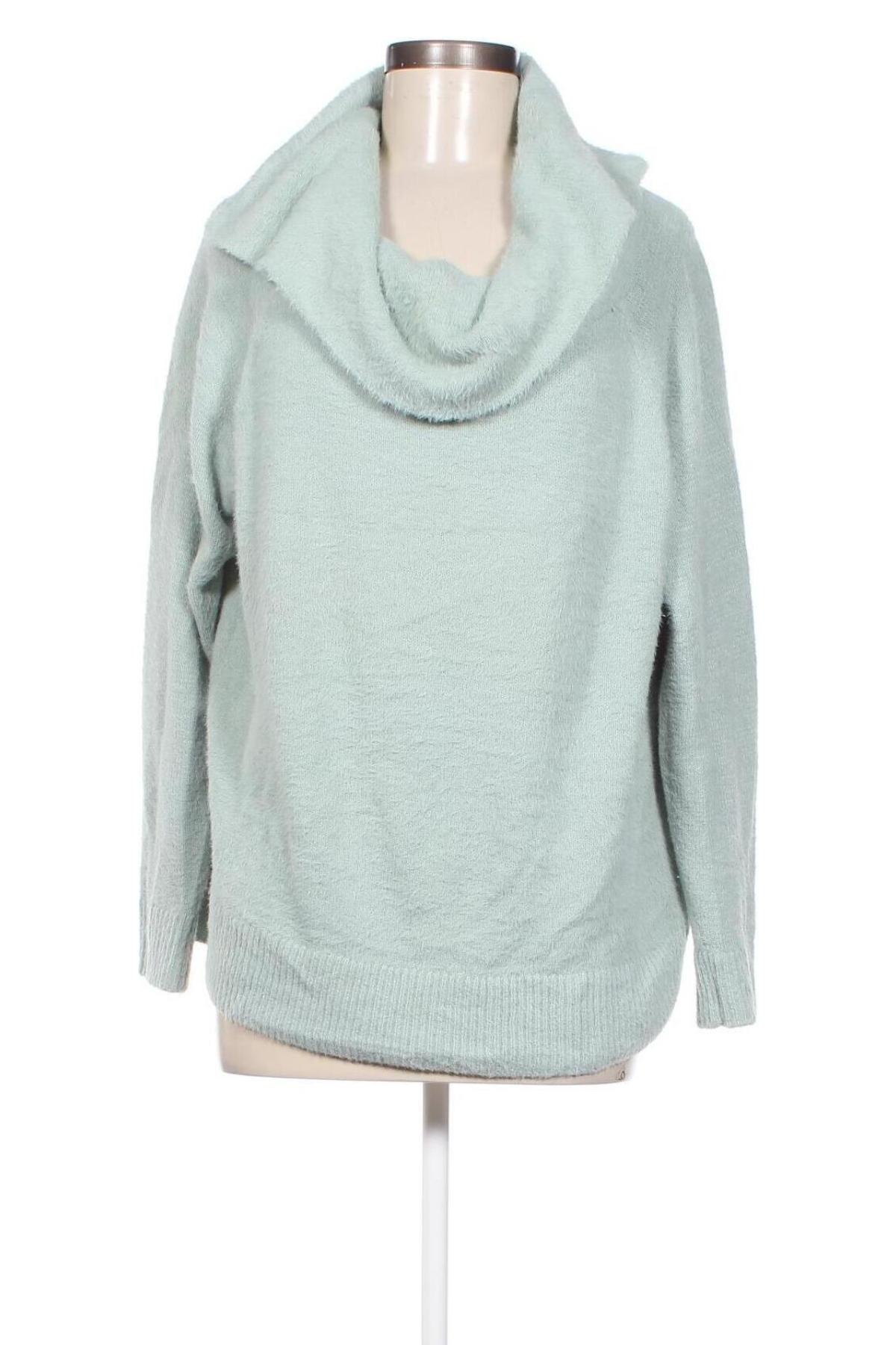 Дамски пуловер Jean Pascale, Размер XL, Цвят Зелен, Цена 17,11 лв.