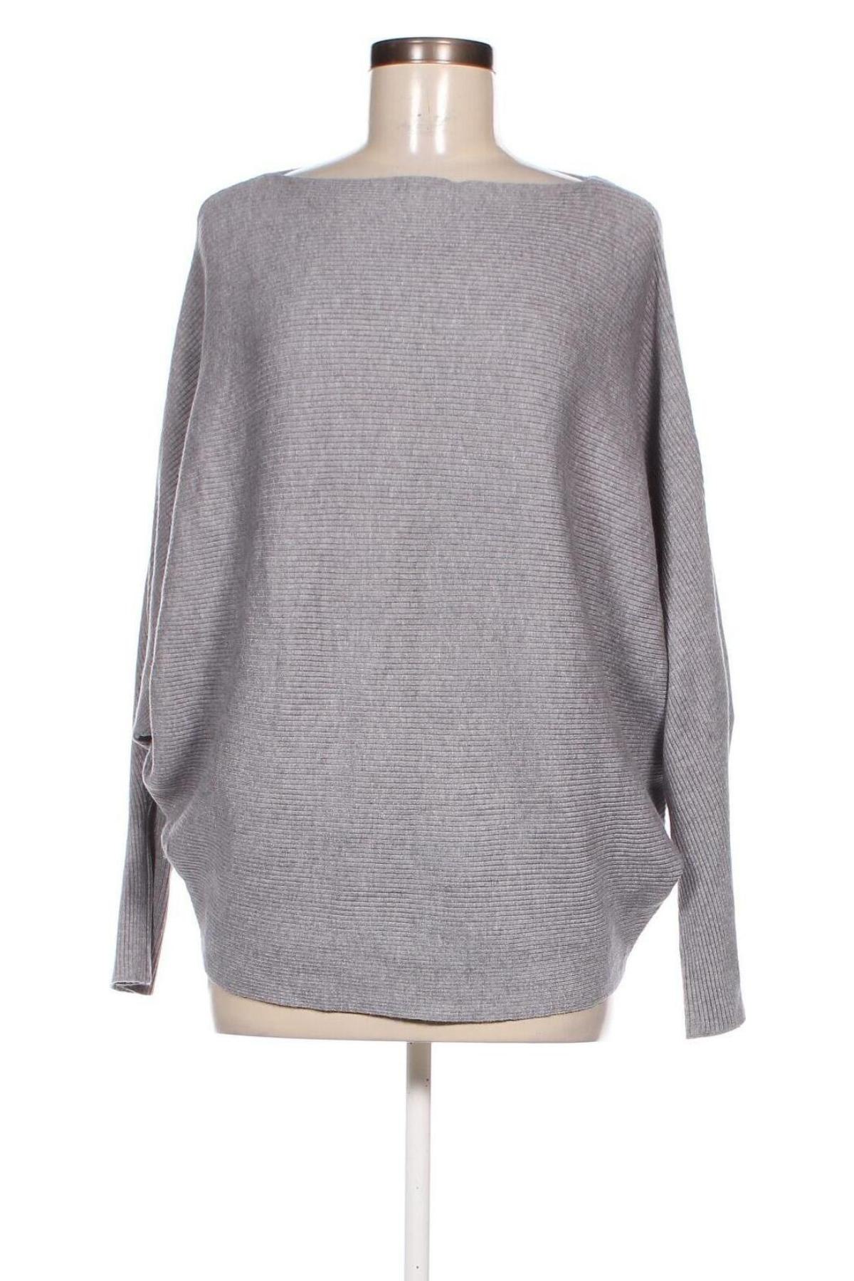 Γυναικείο πουλόβερ Joan Vass, Μέγεθος L, Χρώμα Γκρί, Τιμή 21,09 €