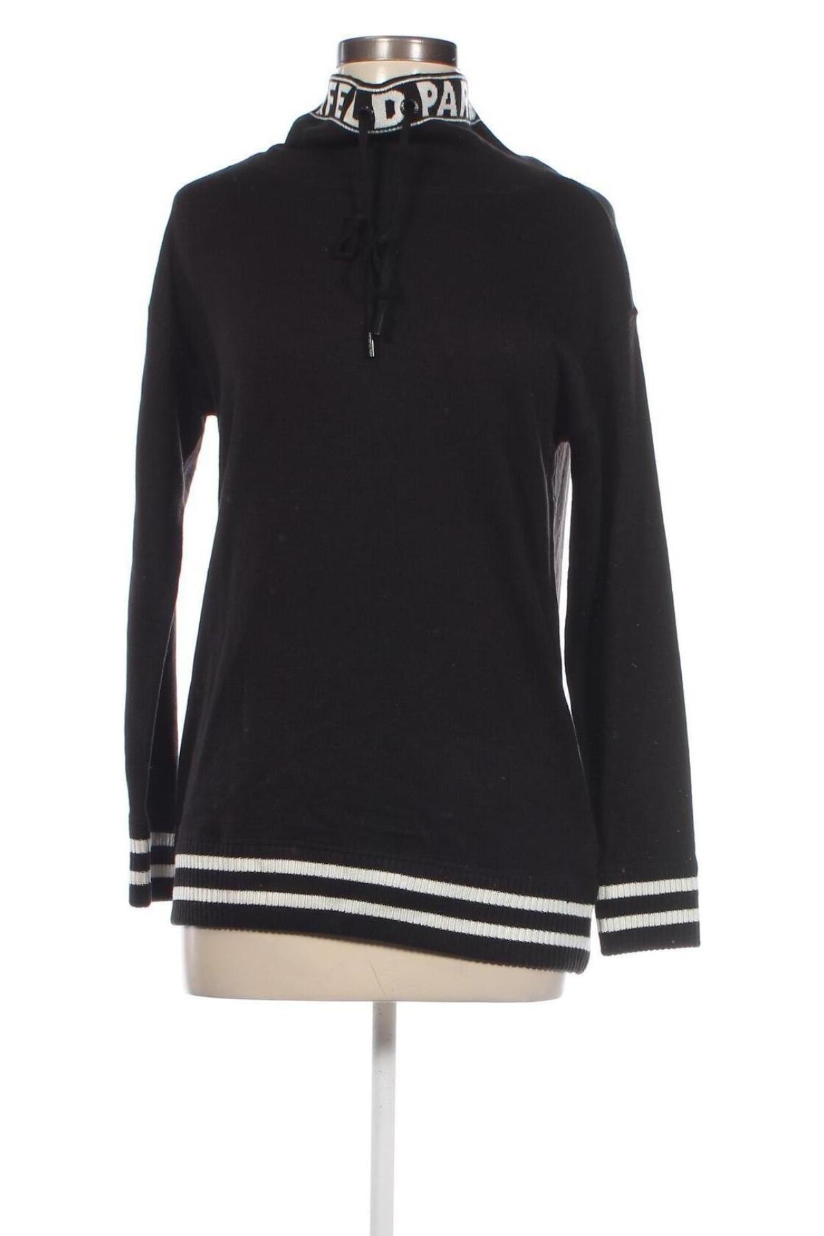Γυναικείο πουλόβερ Karl Lagerfeld, Μέγεθος XS, Χρώμα Μαύρο, Τιμή 169,79 €