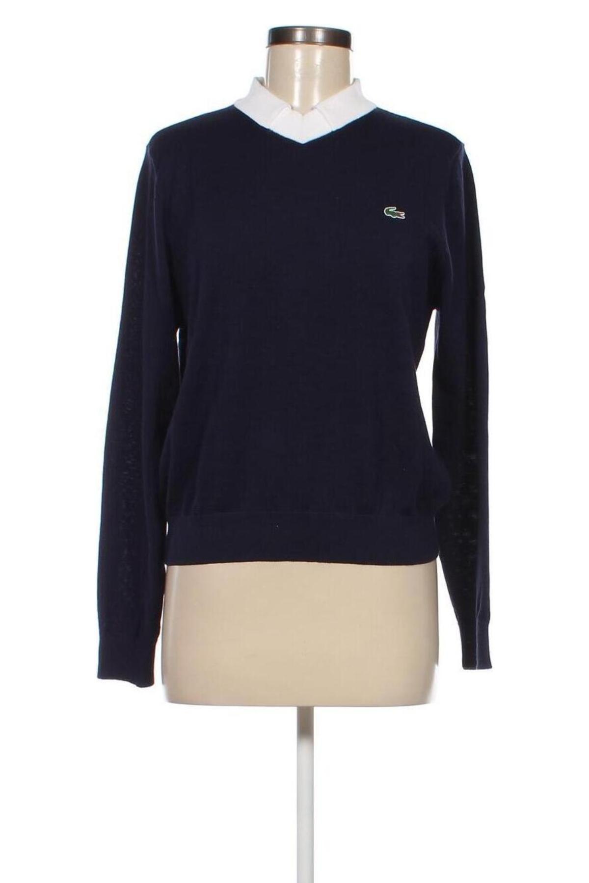 Damenpullover Lacoste, Größe L, Farbe Blau, Preis 63,09 €