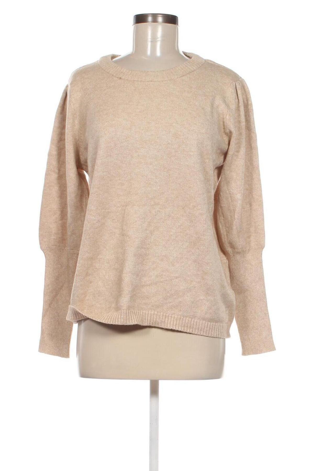 Damenpullover Laura Torelli, Größe M, Farbe Beige, Preis 7,49 €