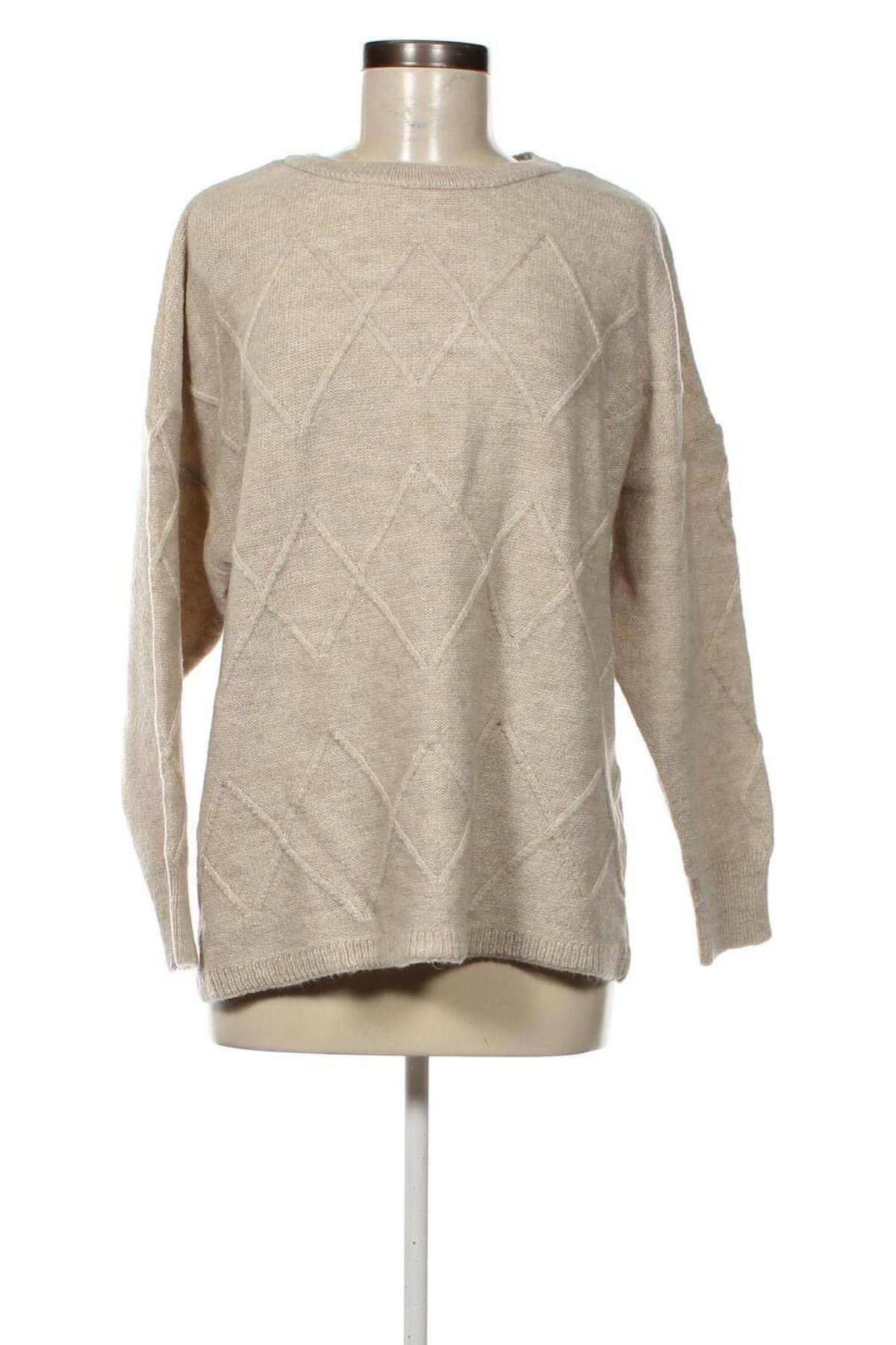 Γυναικείο πουλόβερ Laura Torelli, Μέγεθος S, Χρώμα  Μπέζ, Τιμή 8,25 €