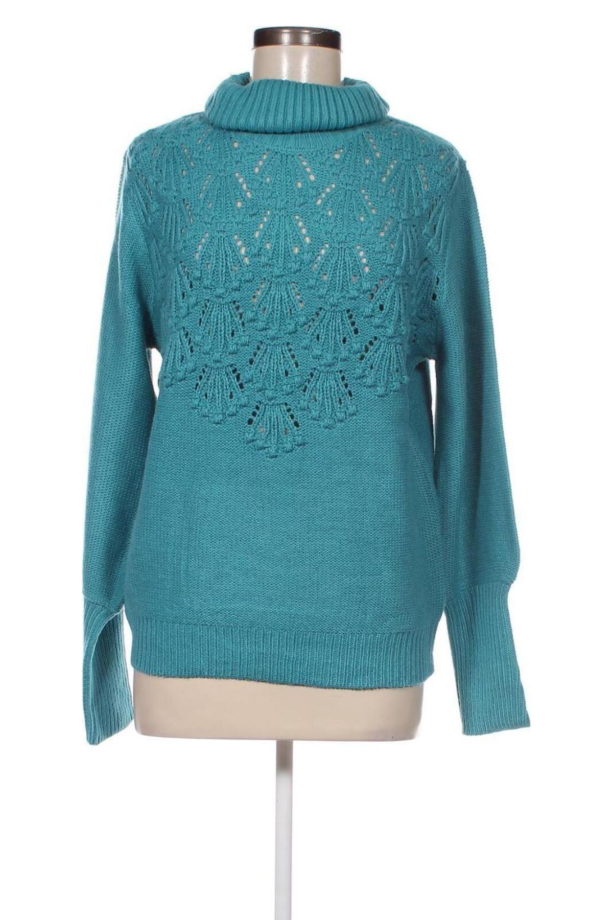 Дамски пуловер Laura Torelli, Размер M, Цвят Син, Цена 14,21 лв.