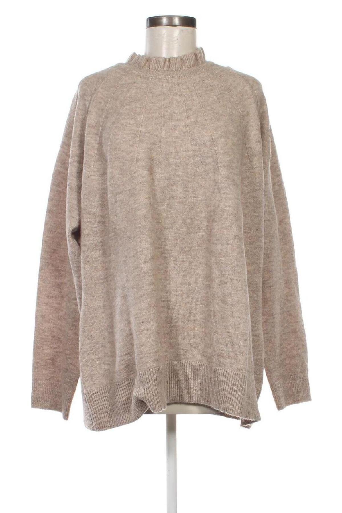 Γυναικείο πουλόβερ Linea Tesini, Μέγεθος XXL, Χρώμα  Μπέζ, Τιμή 26,85 €