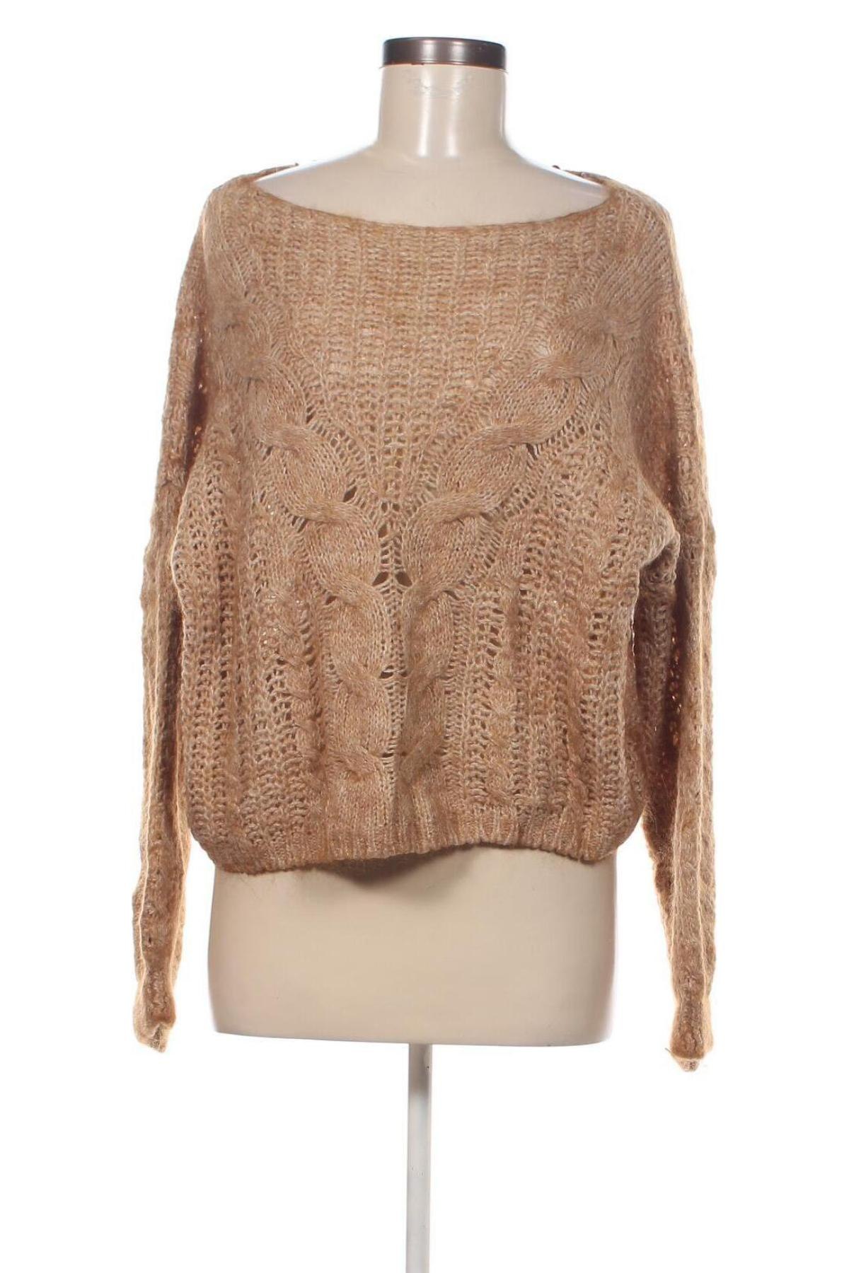 Дамски пуловер Lola Liza, Размер L, Цвят Бежов, Цена 20,09 лв.