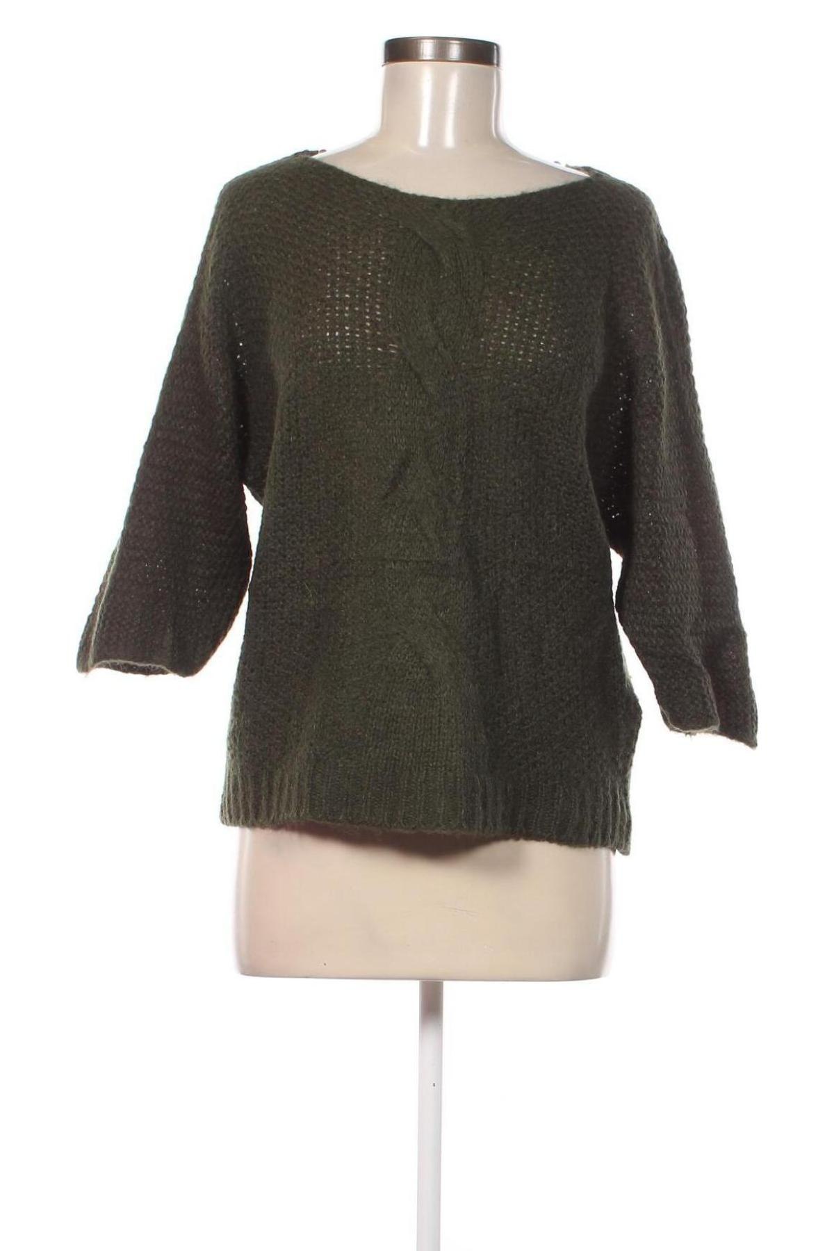 Дамски пуловер Lola Liza, Размер M, Цвят Зелен, Цена 18,86 лв.