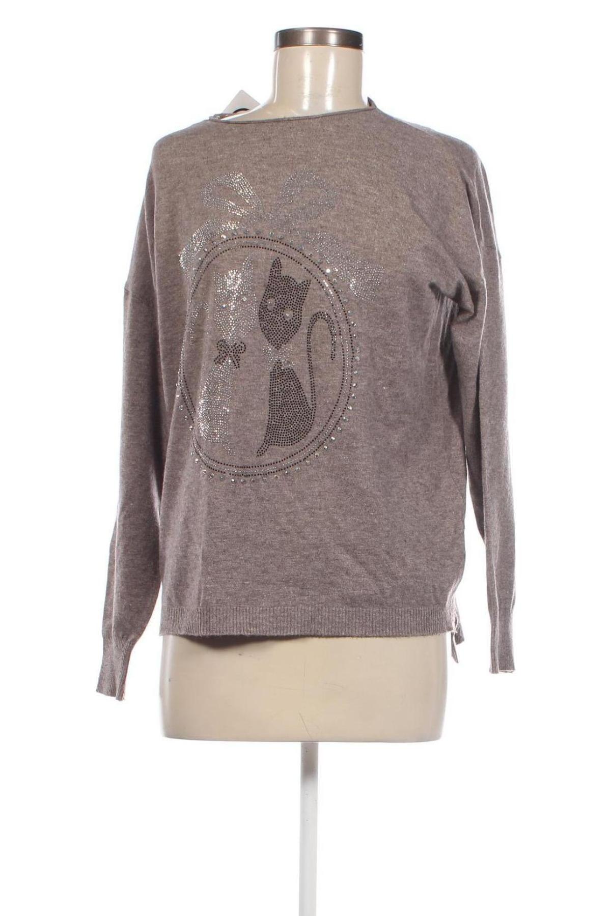 Γυναικείο πουλόβερ M&V, Μέγεθος L, Χρώμα Γκρί, Τιμή 8,25 €