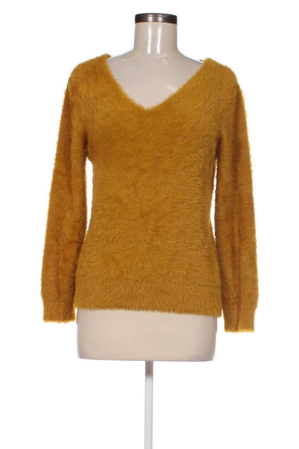Дамски пуловер Made In Italy, Размер S, Цвят Жълт, Цена 14,21 лв.