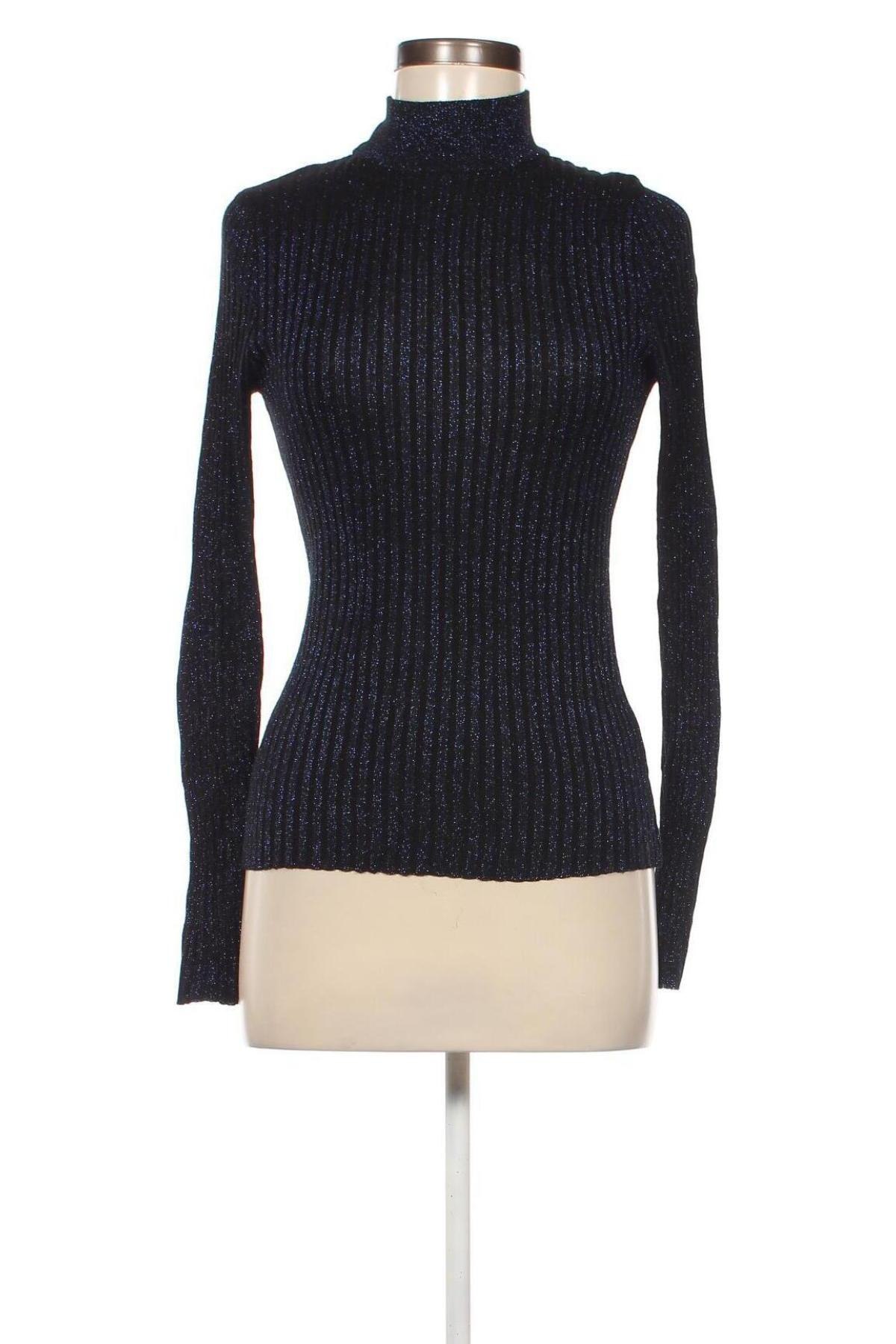 Дамски пуловер Manguun, Размер M, Цвят Син, Цена 13,34 лв.