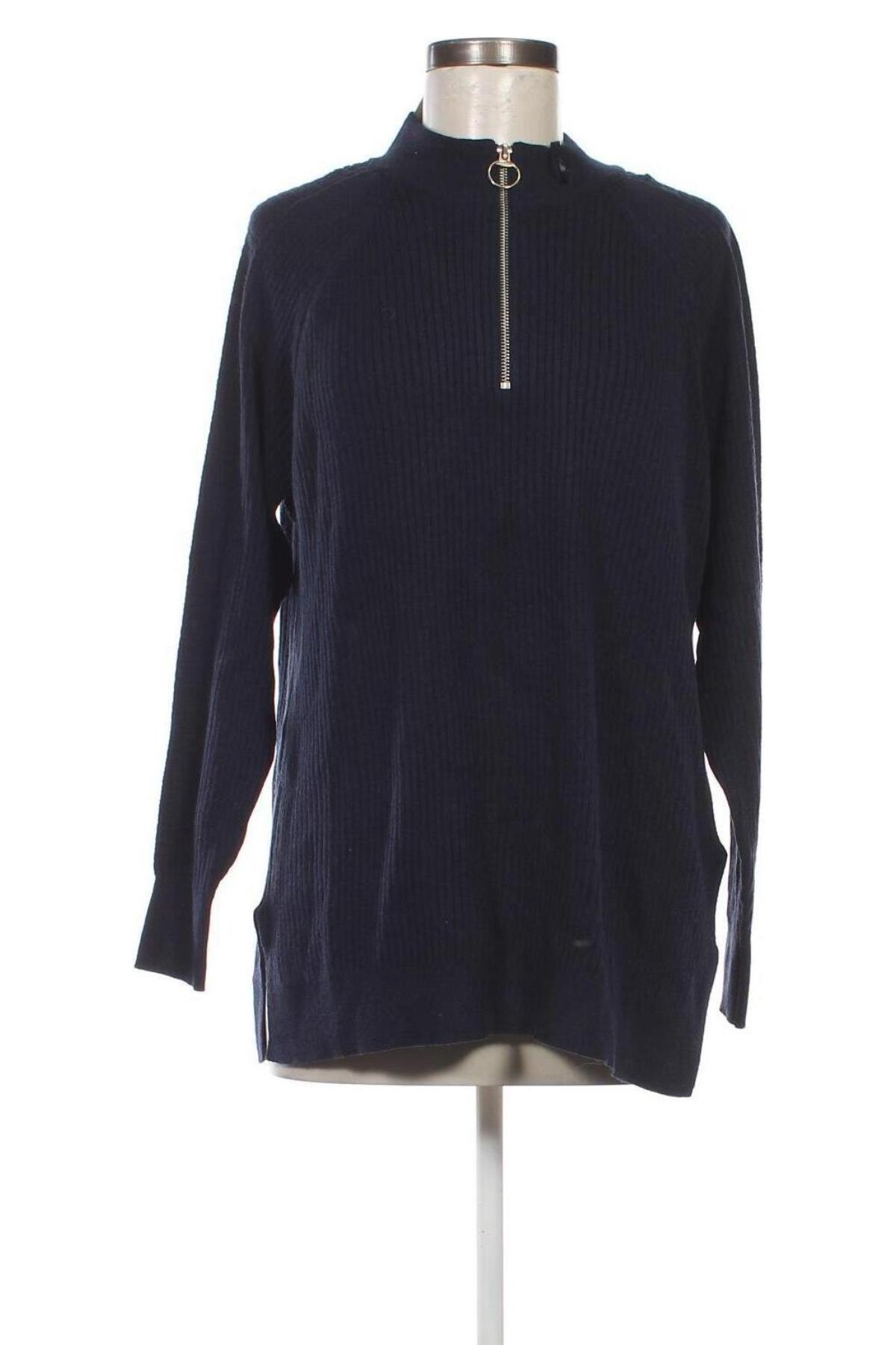 Дамски пуловер Marks & Spencer, Размер L, Цвят Син, Цена 33,48 лв.