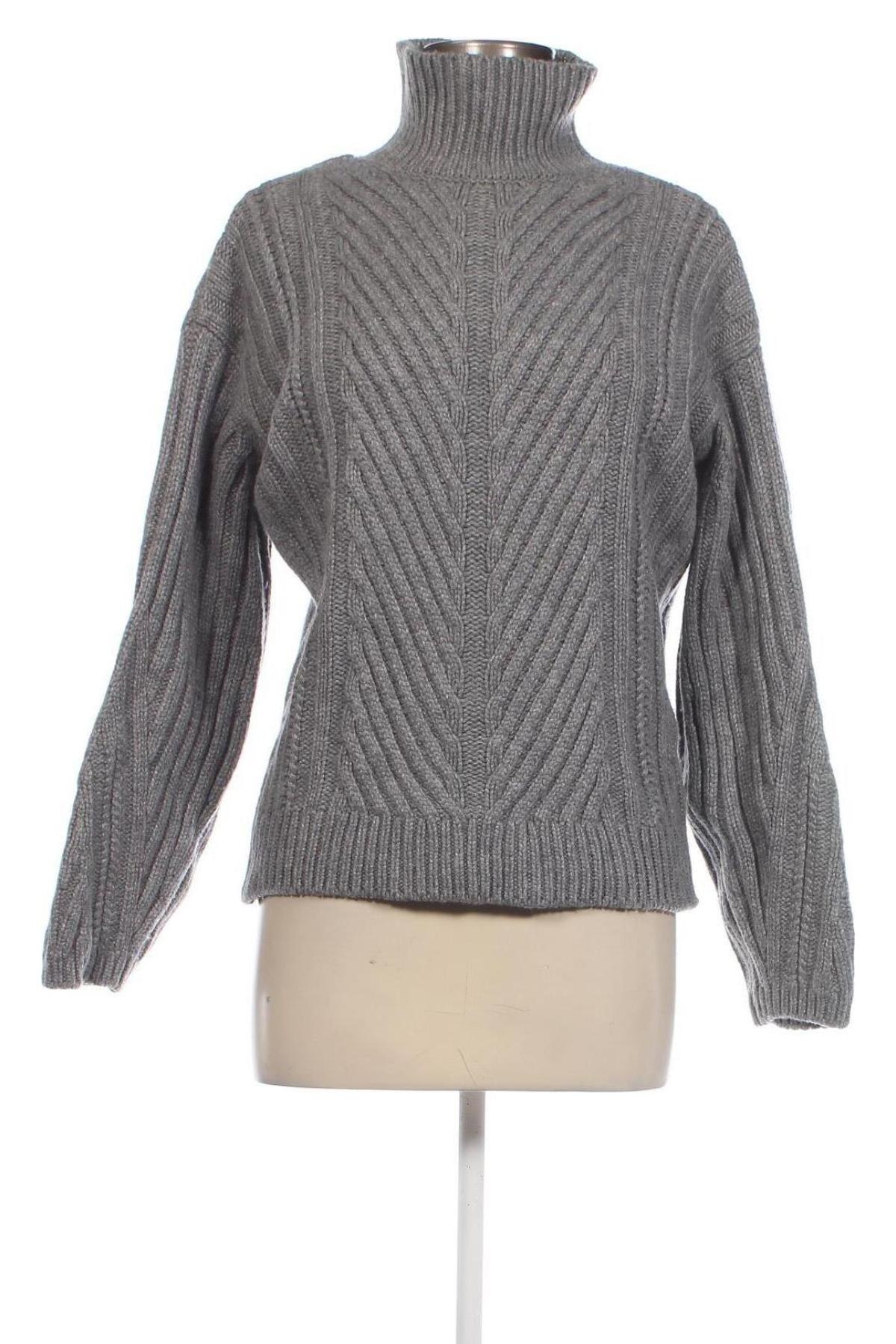 Дамски пуловер Massimo Dutti, Размер S, Цвят Сив, Цена 36,58 лв.