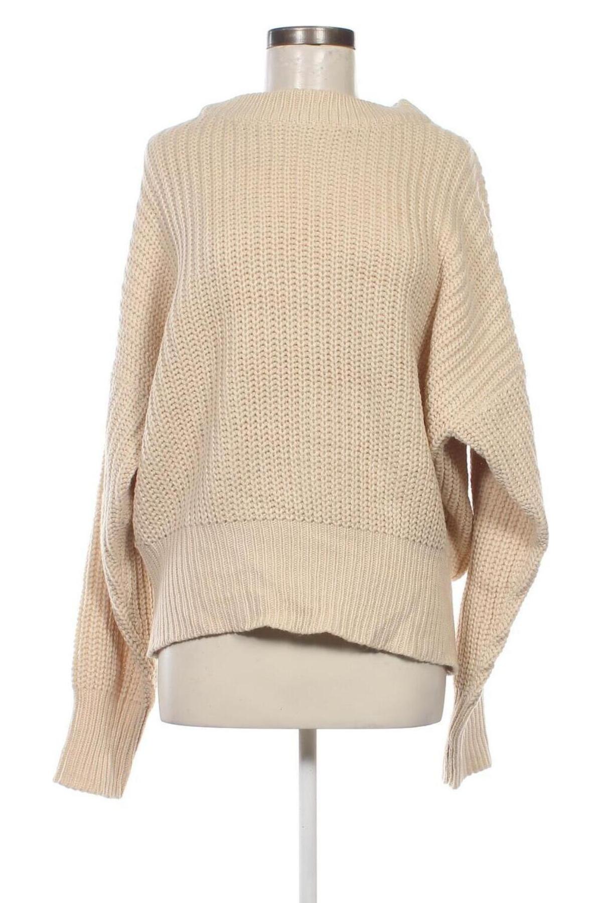 Дамски пуловер Missguided, Размер M, Цвят Бежов, Цена 13,34 лв.