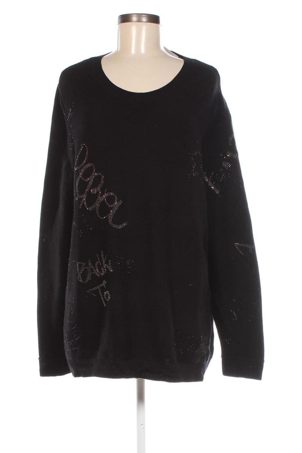 Γυναικείο πουλόβερ Monari, Μέγεθος XL, Χρώμα Μαύρο, Τιμή 24,93 €